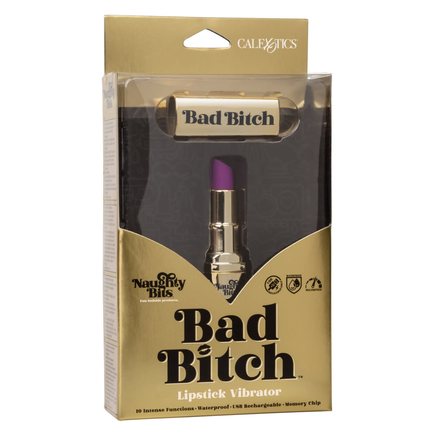 CalExotics Naughty Bits Bad Bitch Lipstick Vibrator