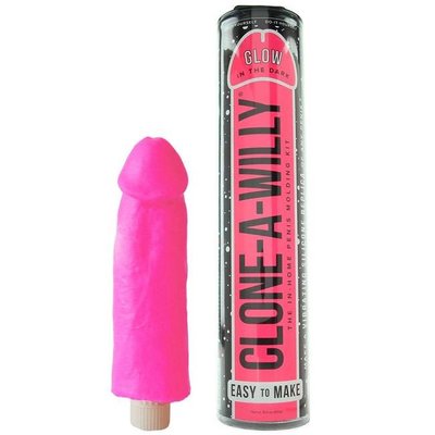 Clone-A-Willy Clone-A-Willy Vibrator Kit - Glow-in-the-Dark Pink