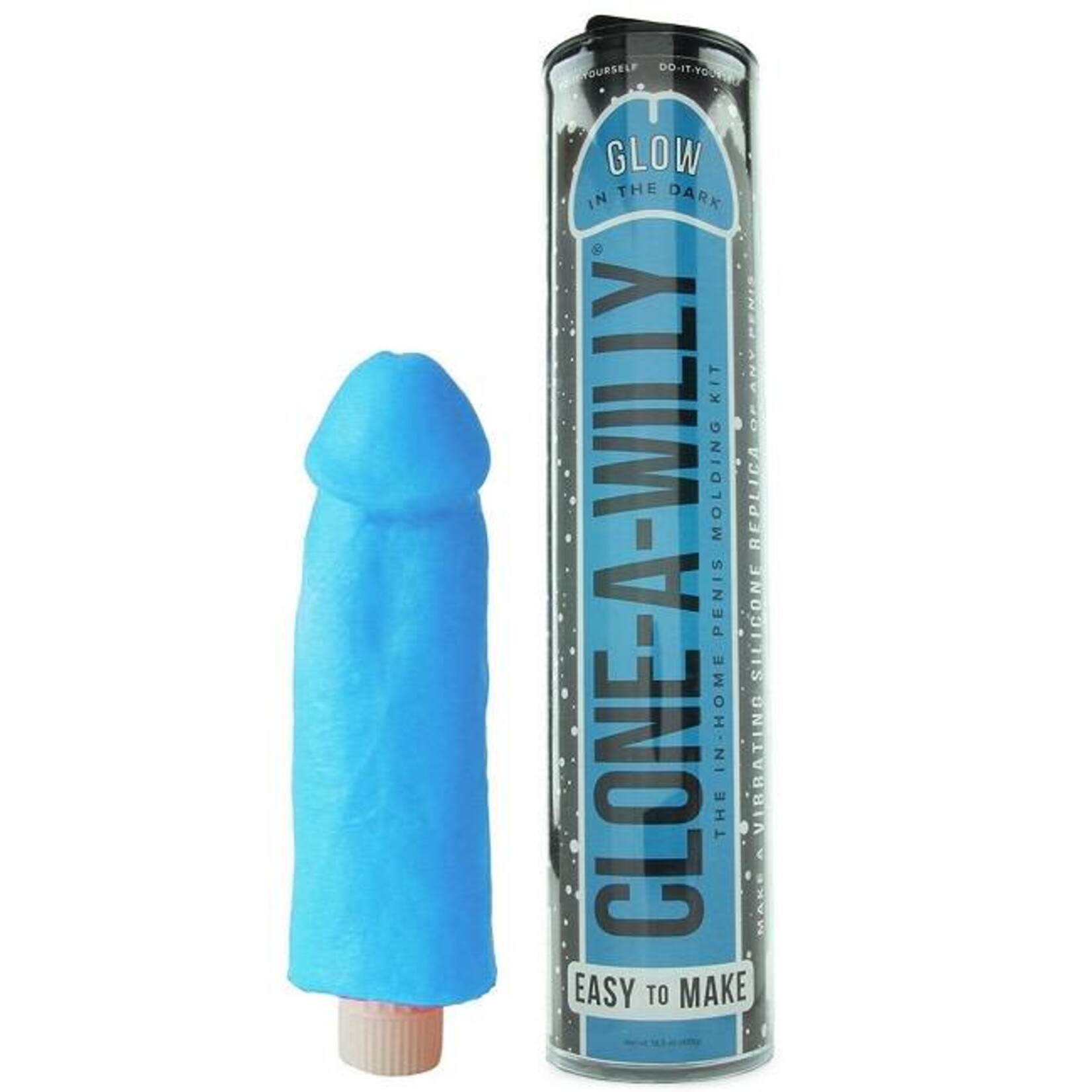 Clone-A-Willy Clone-A-Willy Vibrator Kit - Glow-in-the-Dark Blue