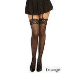 Dreamgirl Seville Fishnet Thigh High with Lace Top OS
