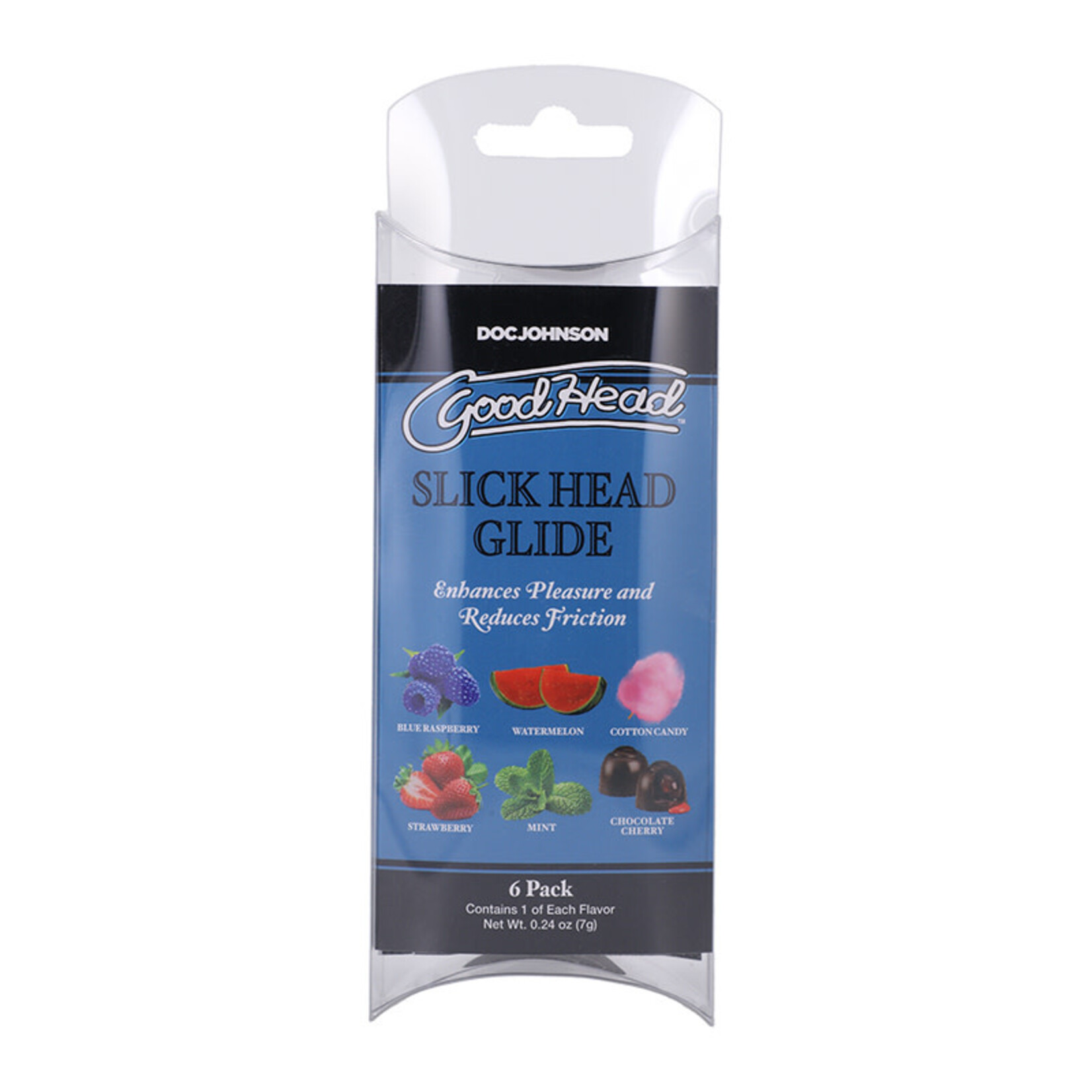 Doc Johnson GoodHead Slick Head Glide 6-Pack