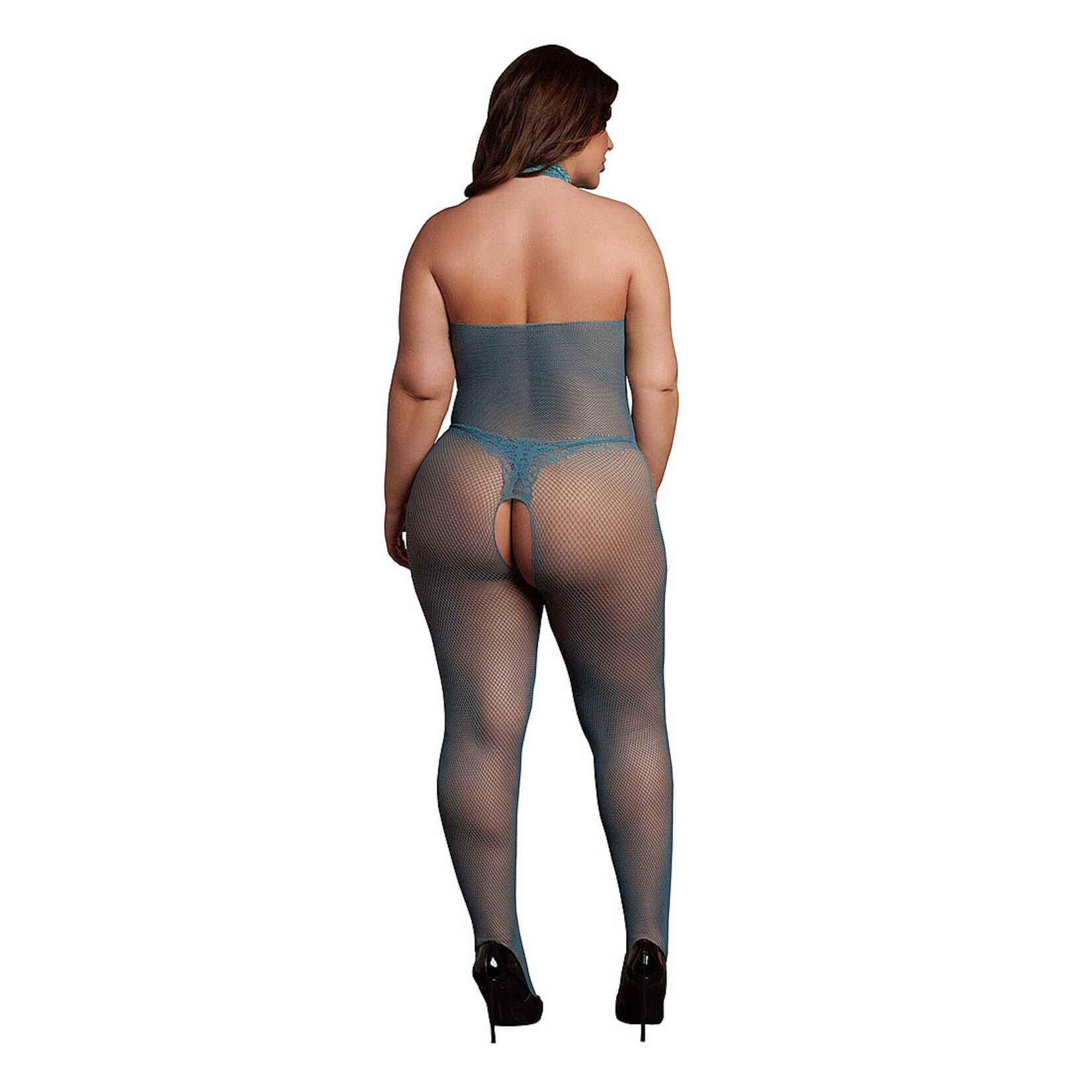 Le Désir Fishnet and Lace Bodystocking