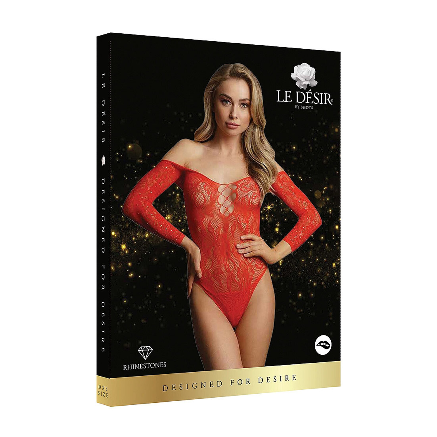Le Désir Wonder Rhinestone Bodysuit