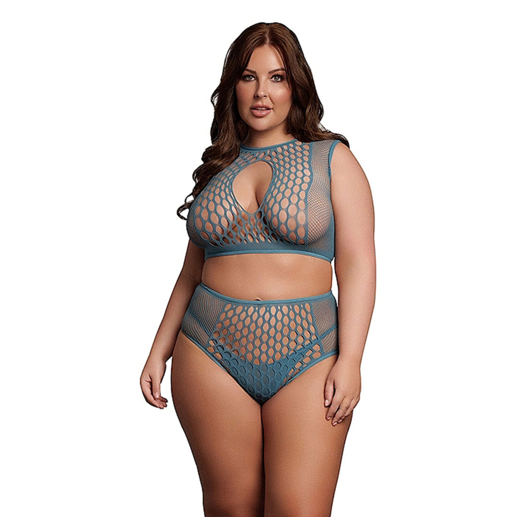 Le Désir Duo Net Key-Hole Bra Set