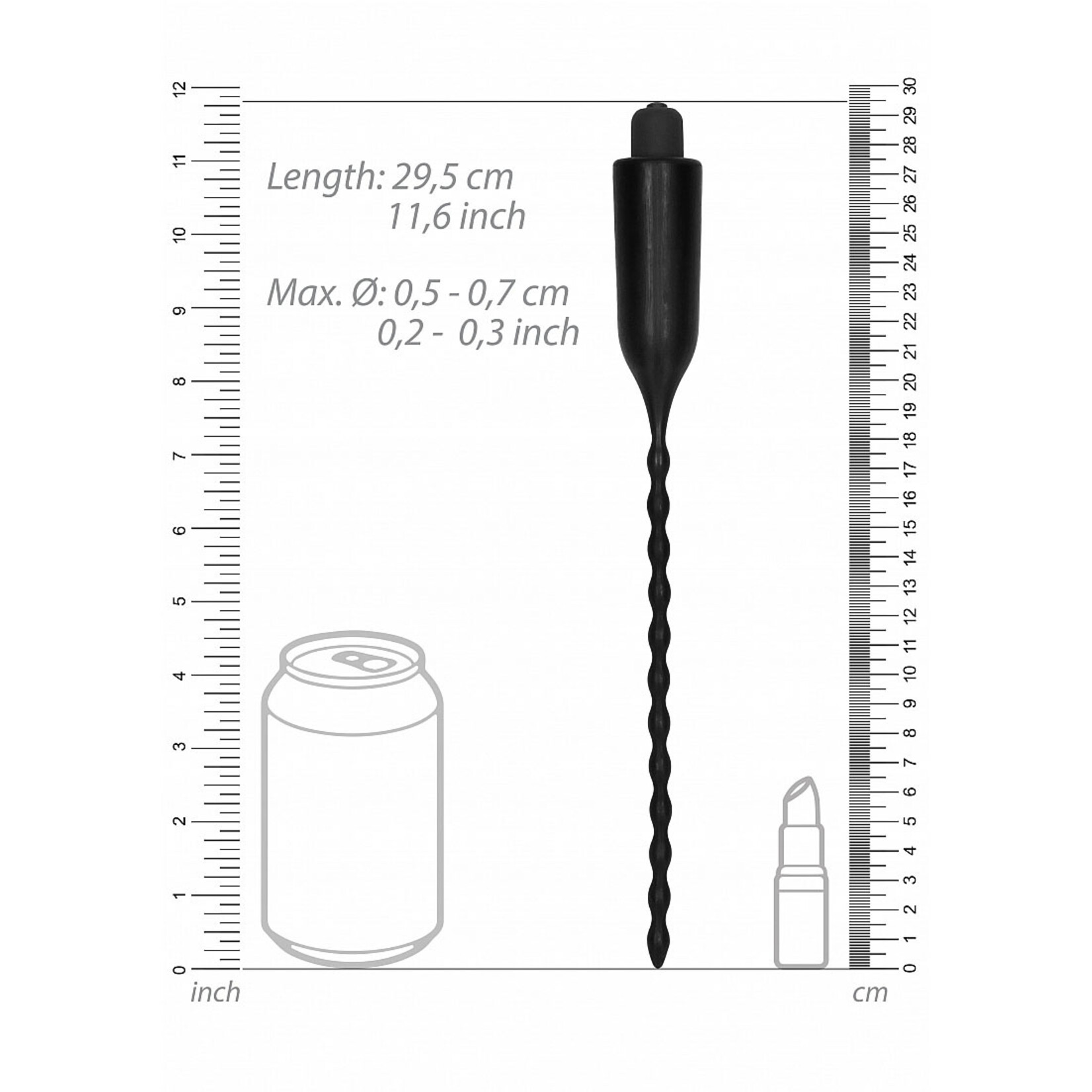 Shots America ElectroShock Vibrating E-Stimulation Urethral Sounding Plug