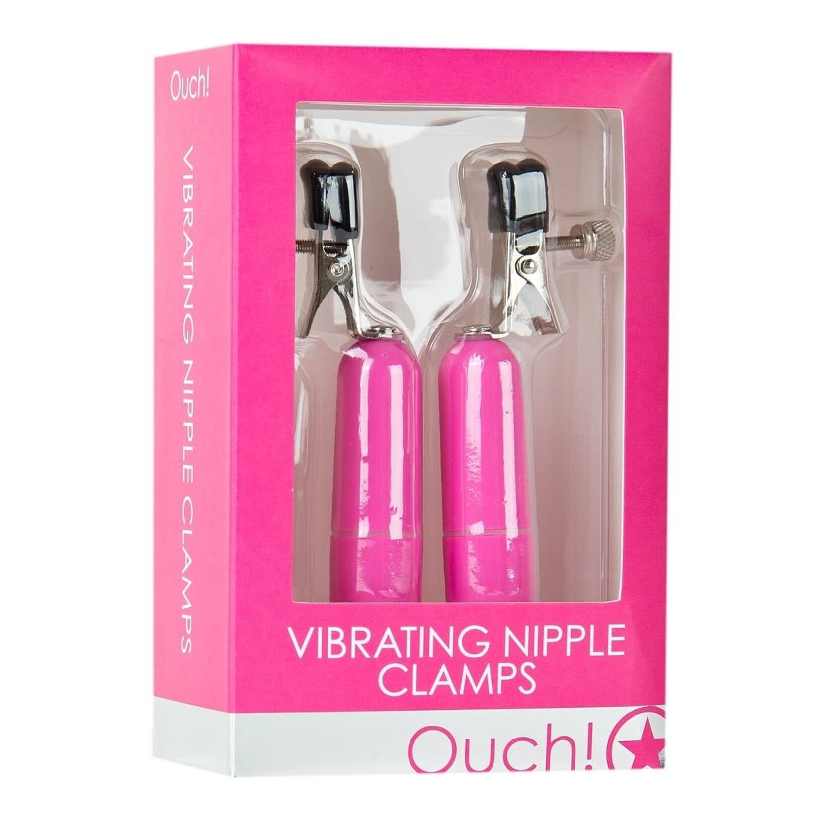 Shots America Ouch! Vibrating Nipple Clamps