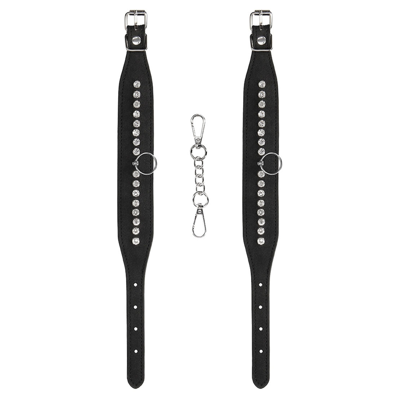 Shots America Ouch! Diamond Studded Ankle Cuffs