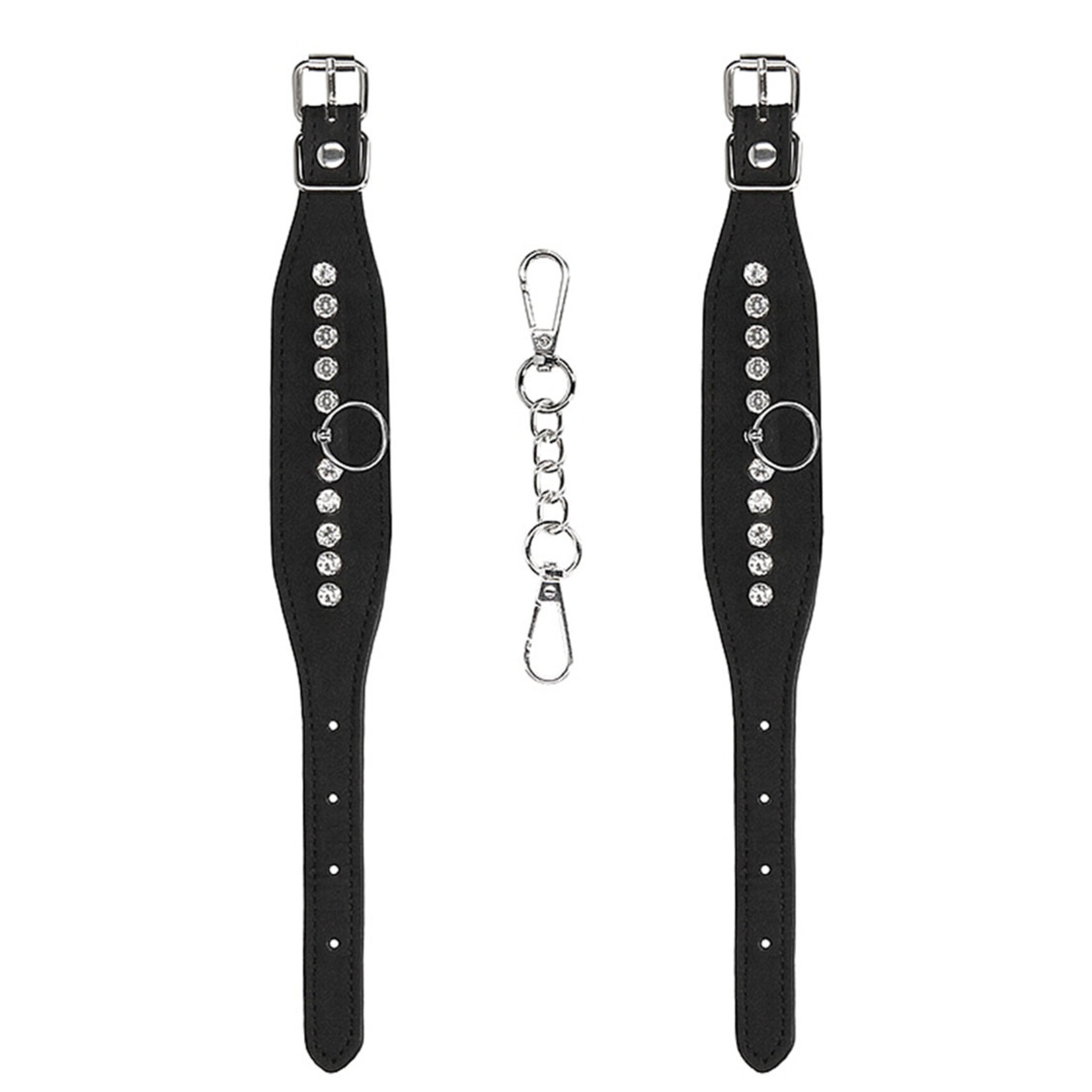 Shots America Ouch! Diamond Studded Wrist Cuffs