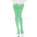 Music Legs Striped Tights OS