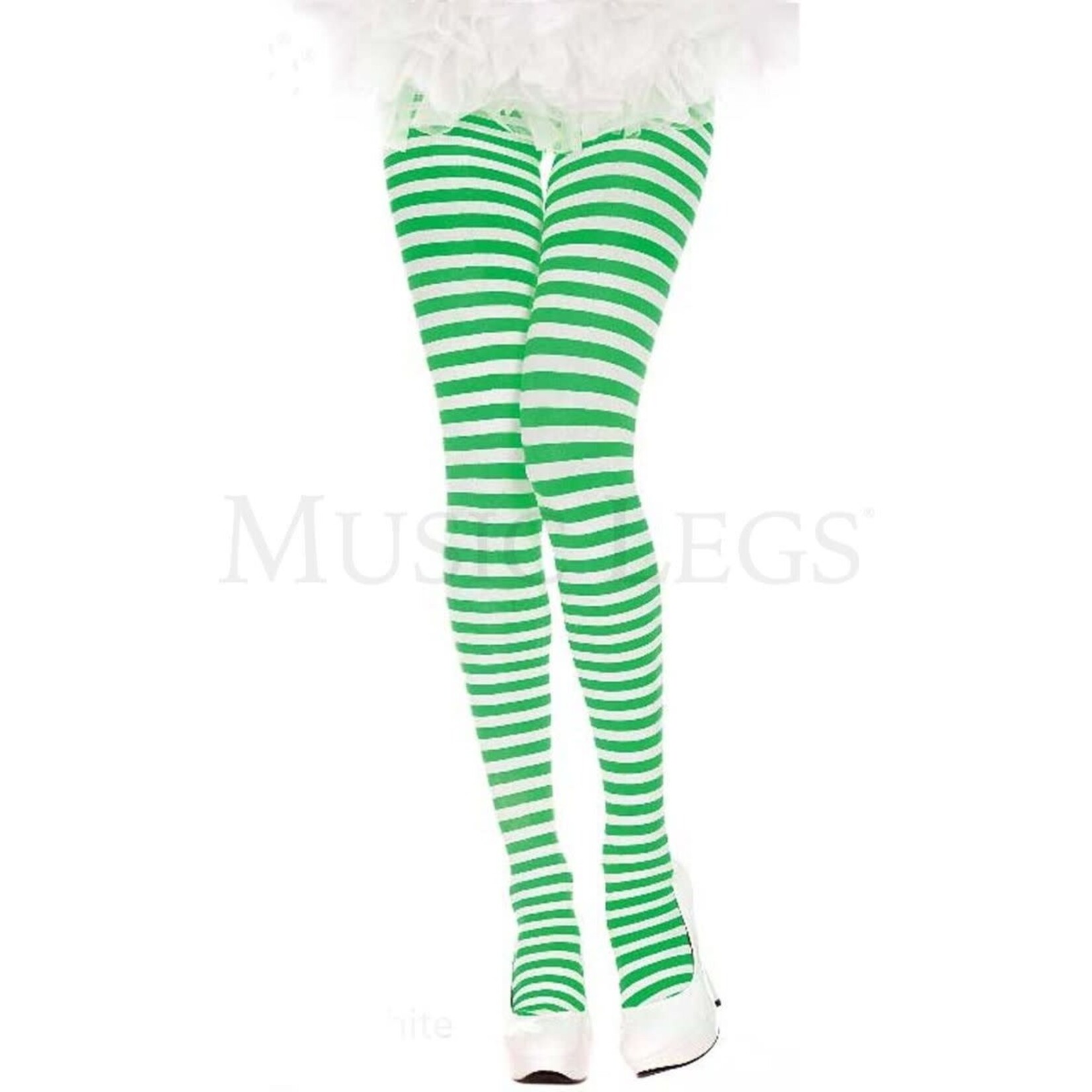Music Legs Music Legs Striped Tights OS