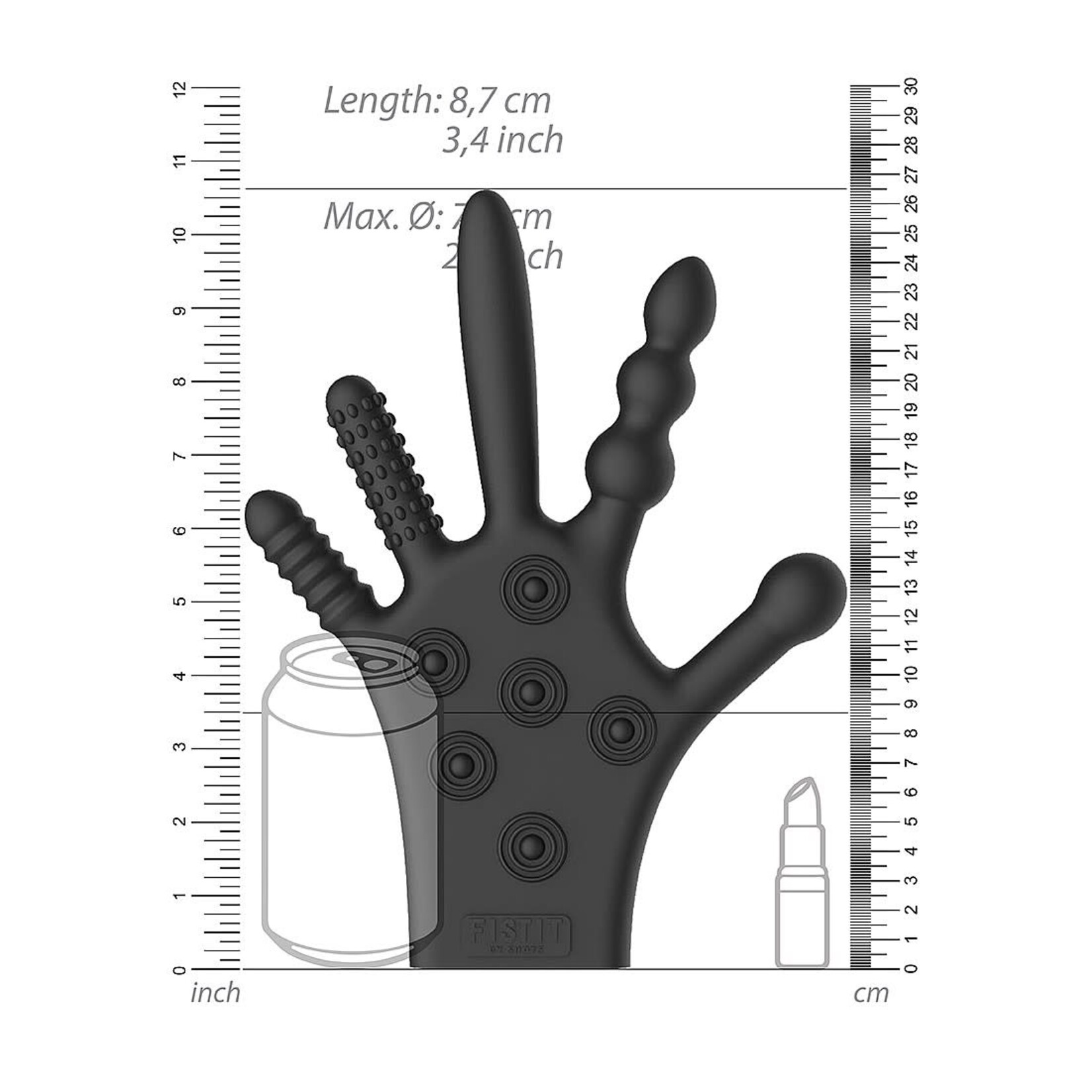 Shots America Fist It Silicone Glove
