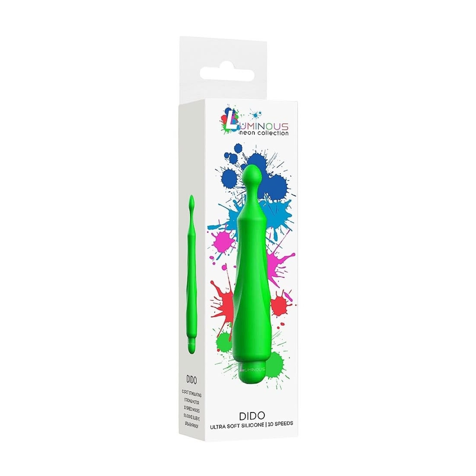 Shots America Luminous Dido ABS Bullet with Silicone Sleeve 10-Speeds