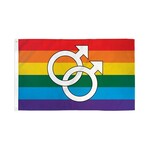 Double Mars Pride Flag 3ft x 5ft