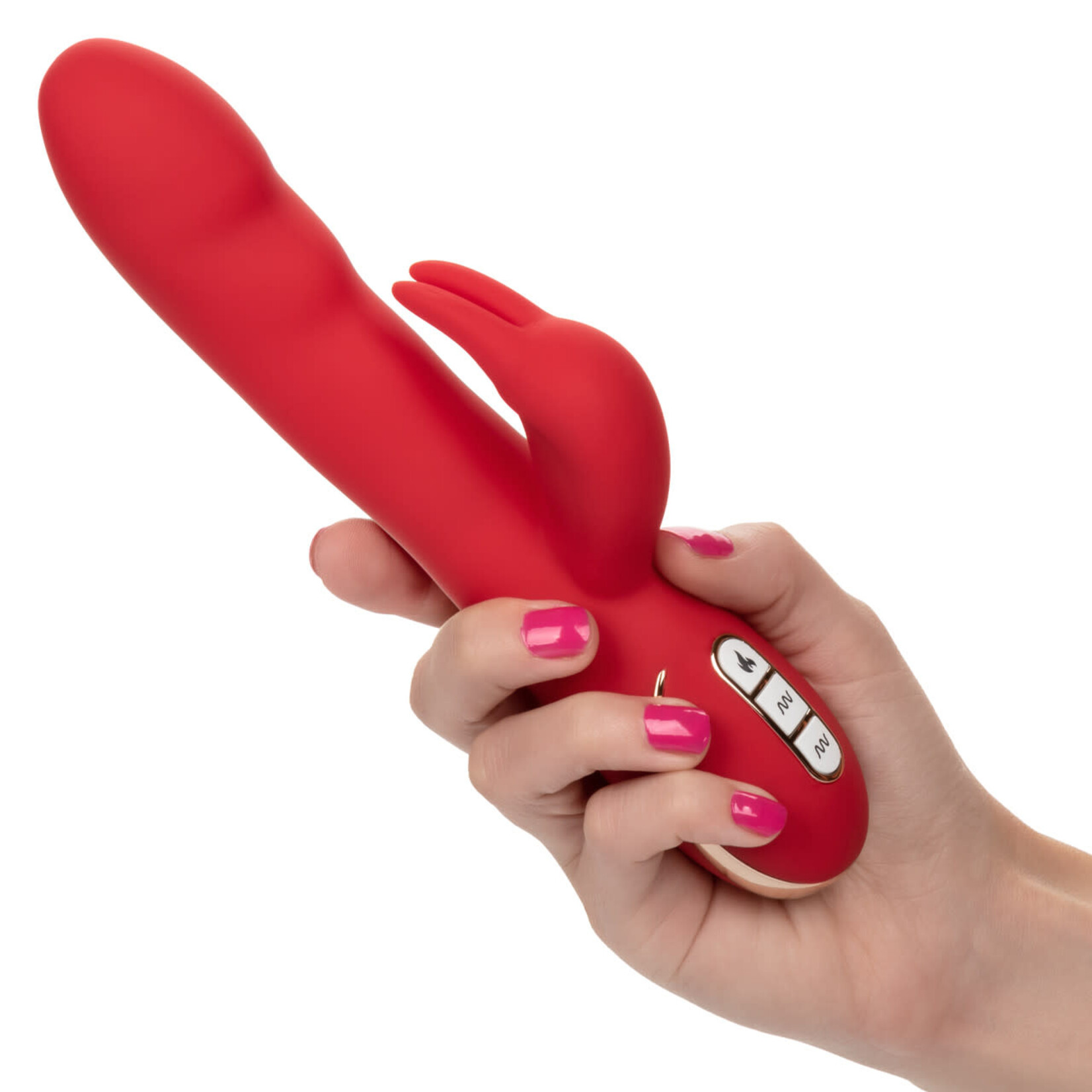 CalExotics Jack Rabbit Signature Heated Silicone Ultra-Soft Rabbit