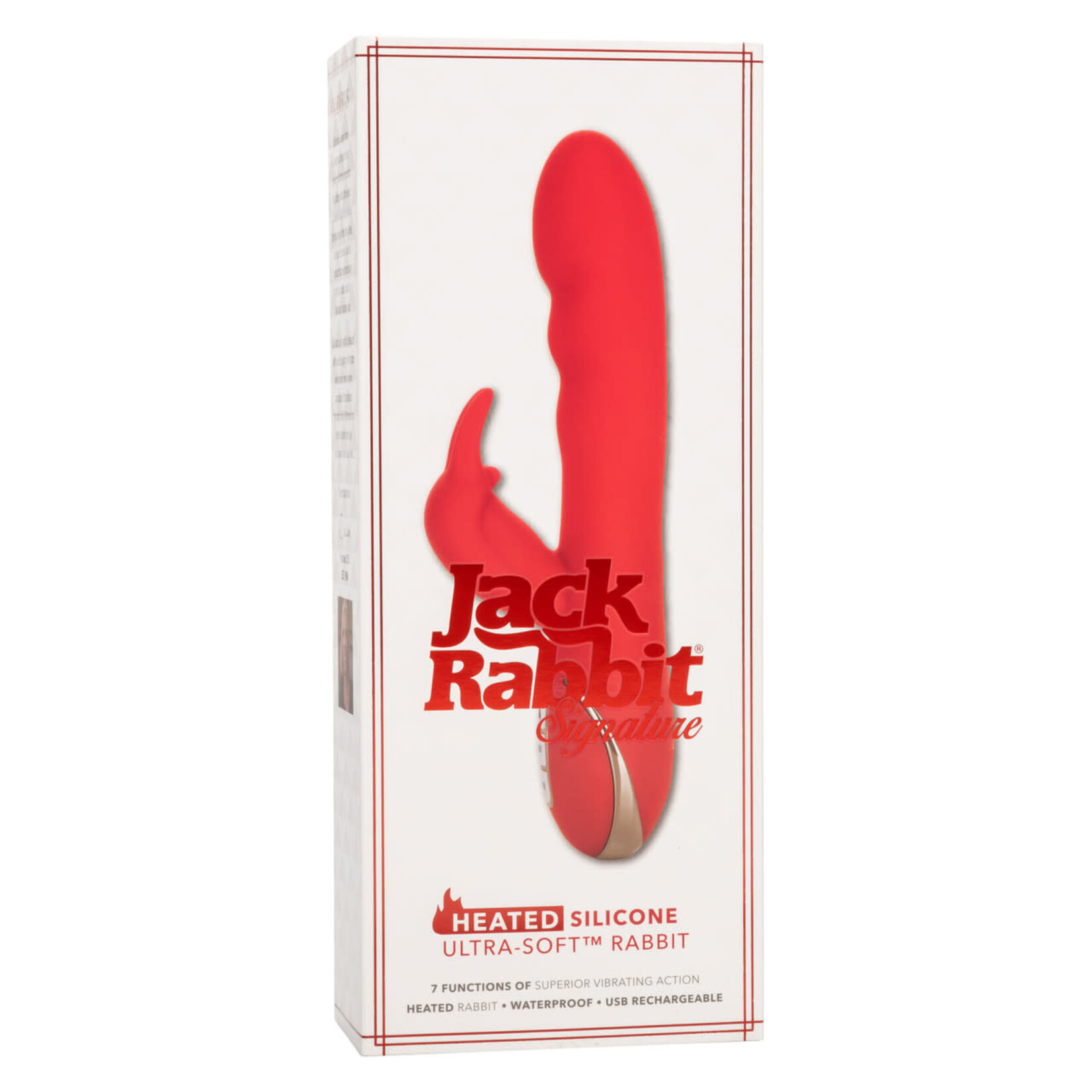 CalExotics Jack Rabbit Signature Heated Silicone Ultra-Soft Rabbit