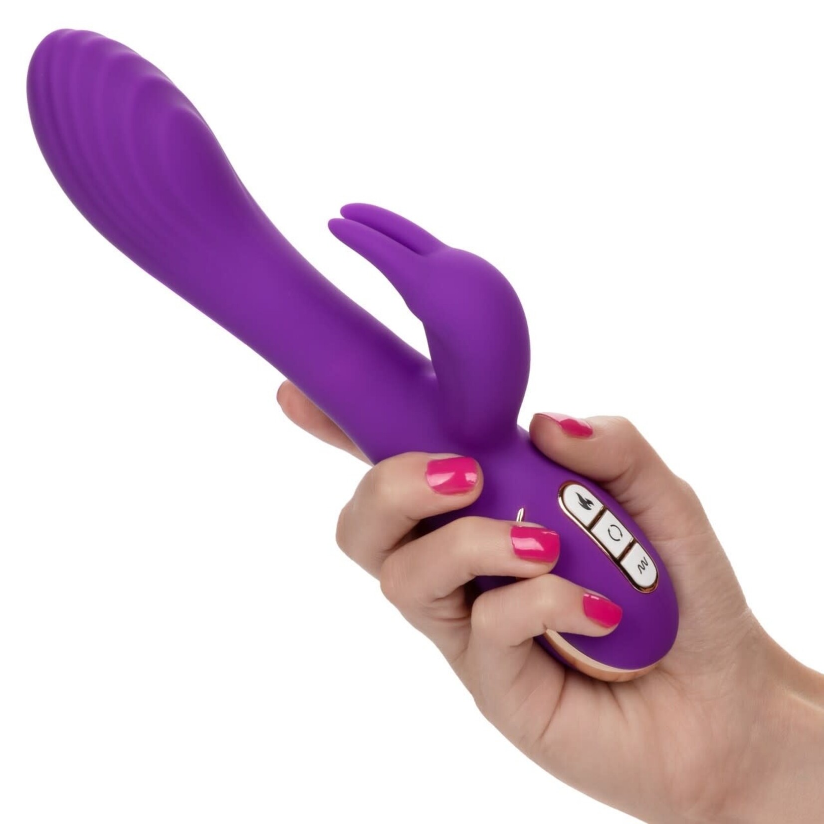 CalExotics Jack Rabbit Signature Heated Silicone Rotating Rabbit