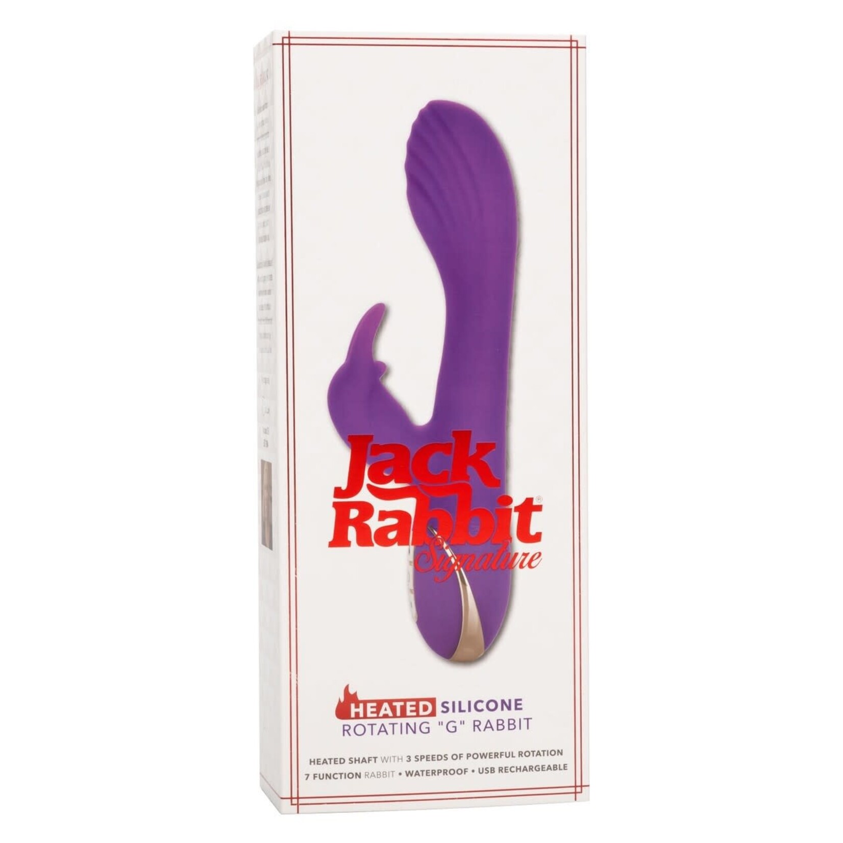 CalExotics Jack Rabbit Signature Heated Silicone Rotating Rabbit