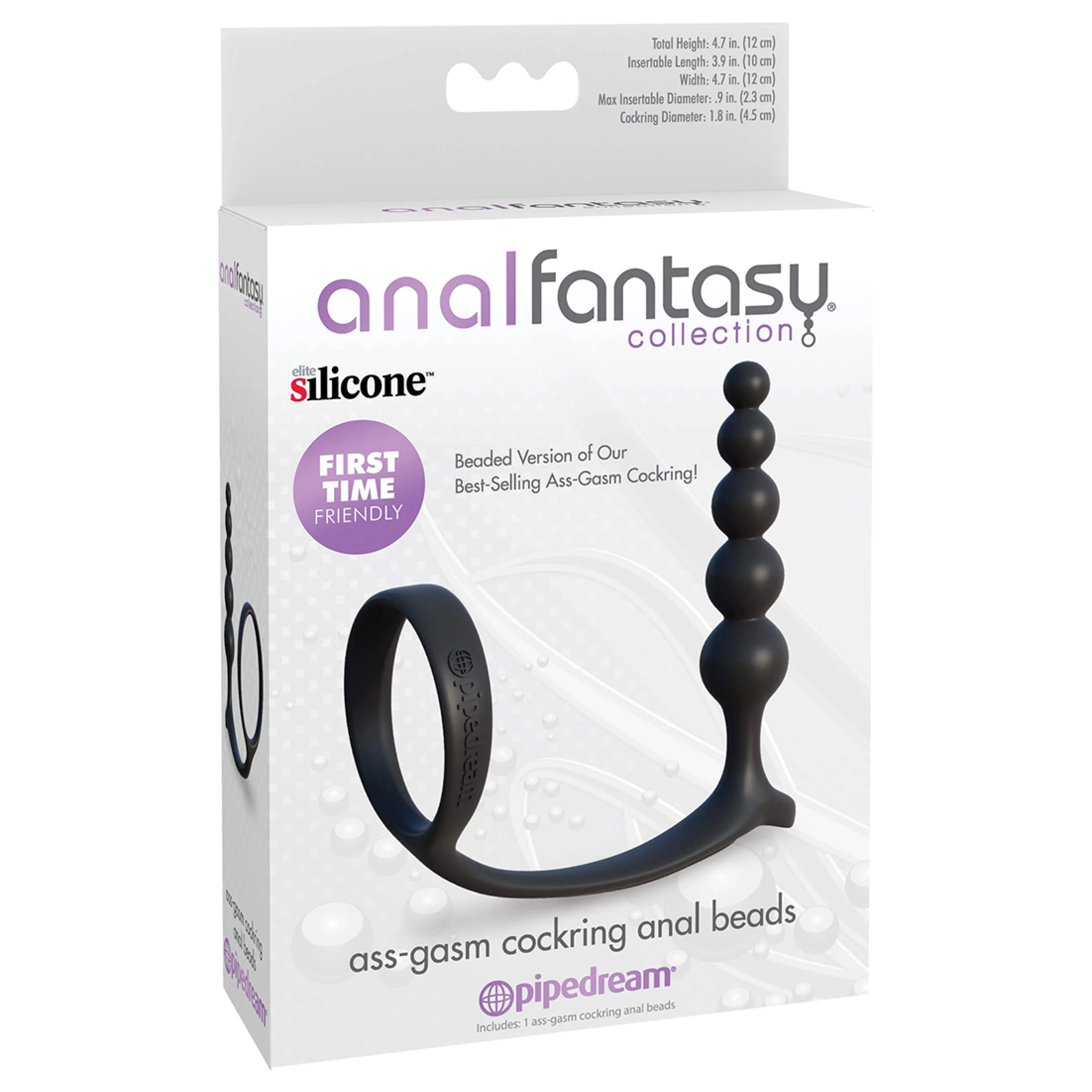 Anal Fantasy Collection Ass-gasm Cock Ring Anal Beads