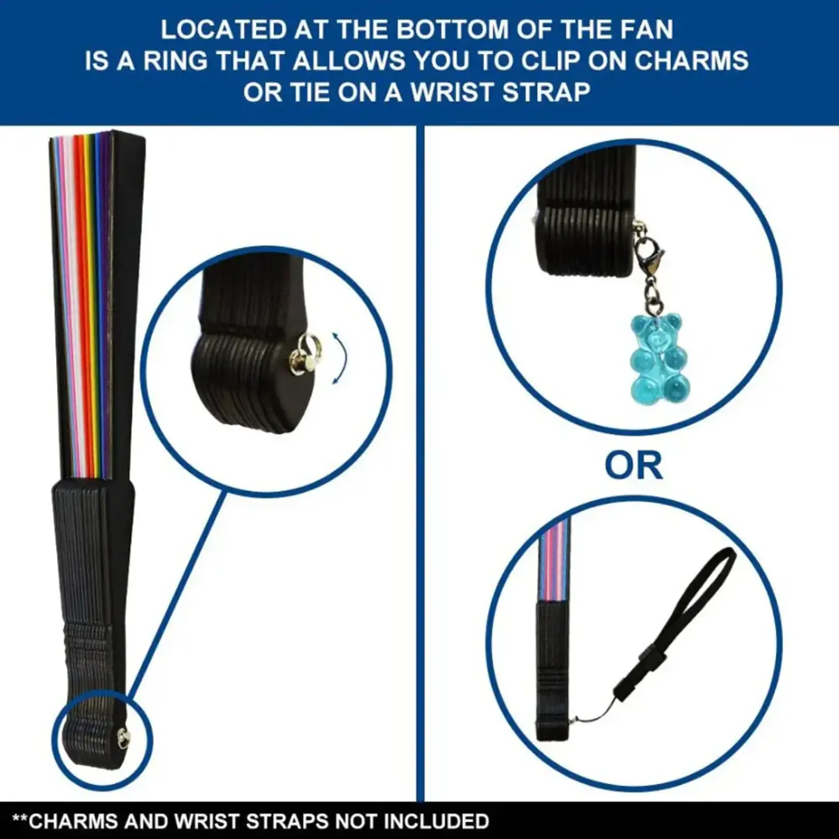 Progress Pride Small Hand Fan