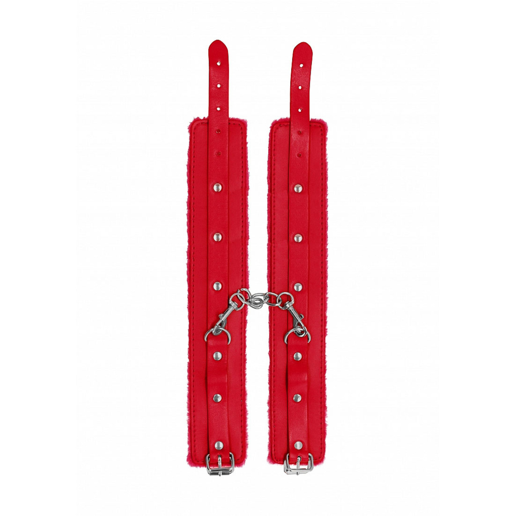 Shots America Ouch! Plush Leather Ankle Cuffs