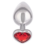 CalExotics Jewel Large Ruby Heart Plug