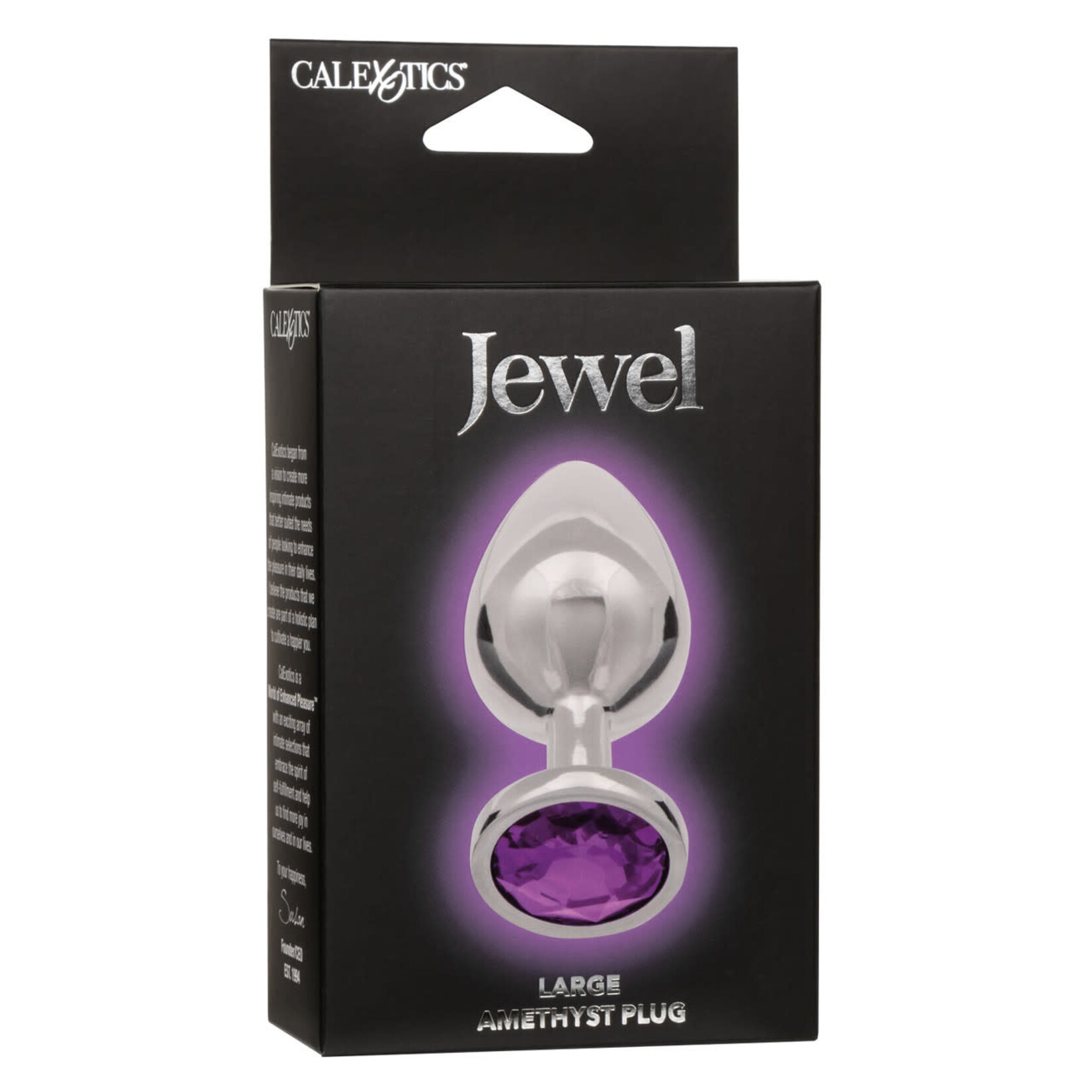 CalExotics Jewel Large Amethyst Plug