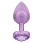 CalExotics Jewel Large Amethyst Heart Plug