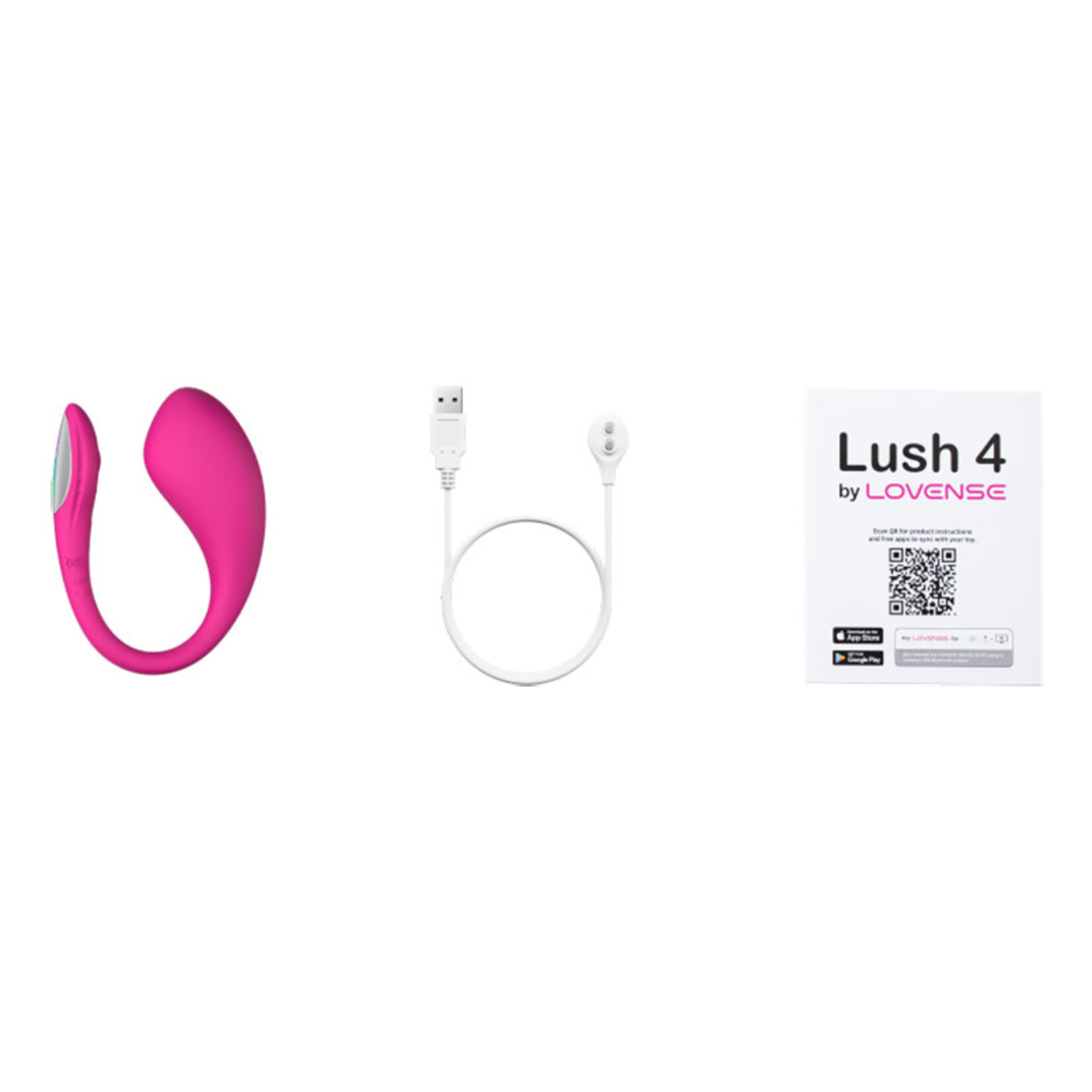 Lovense Lovense Lush 4 Bluetooth® Remote-Controlled G-Spot Egg Vibrator