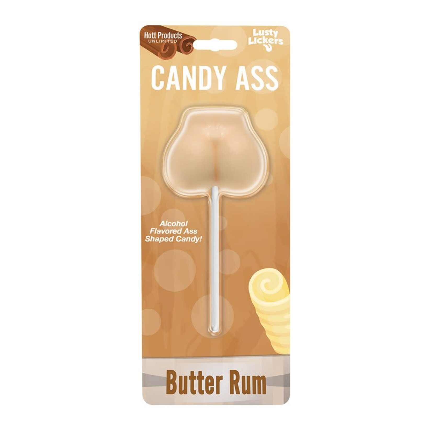 Hott Products Lusty Lickers Candy Ass Butter Rum Pop