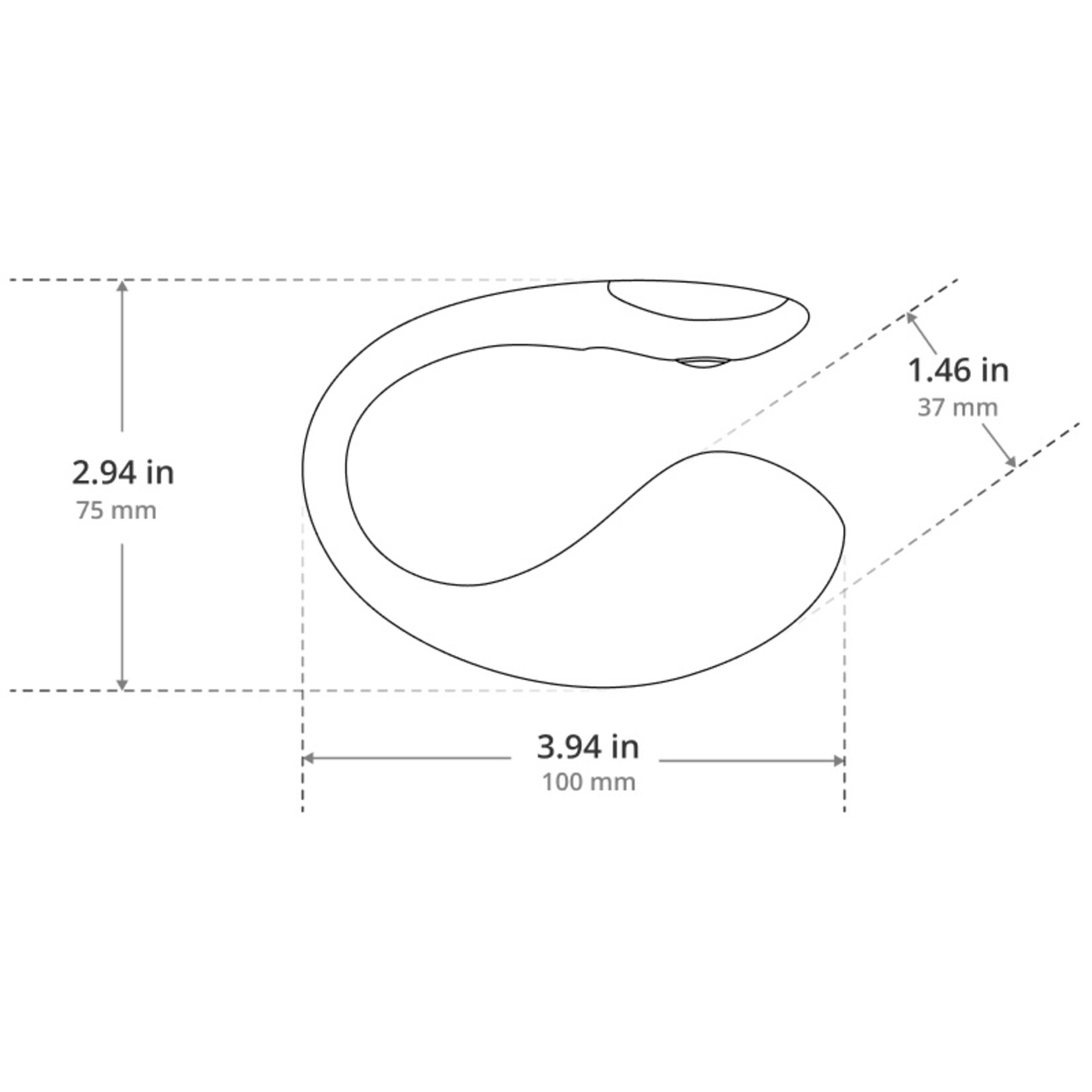 Lovense Lovense Lush 4 Bluetooth® Remote-Controlled G-Spot Egg Vibrator