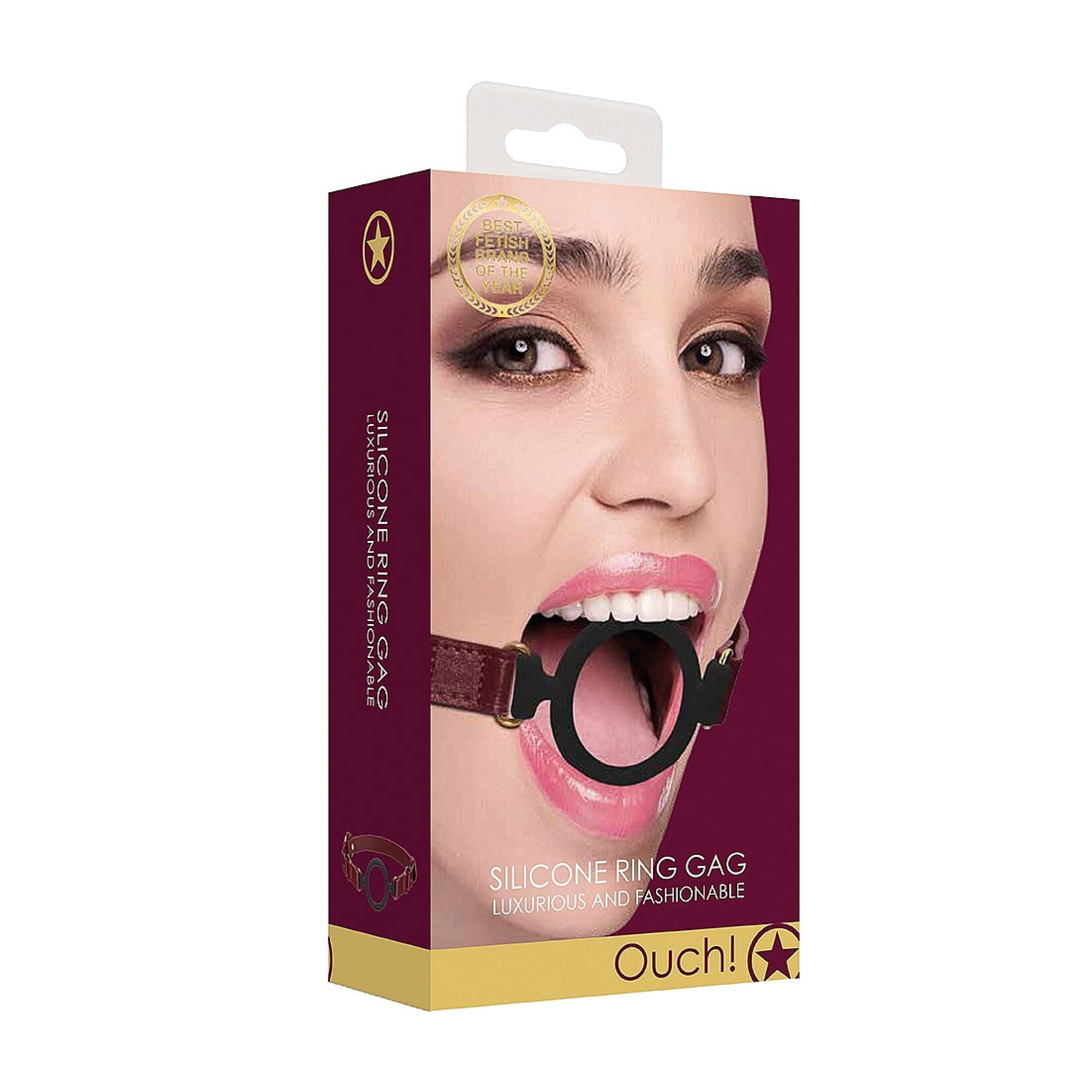 Shots America Ouch! Halo Silicone Ring Gag
