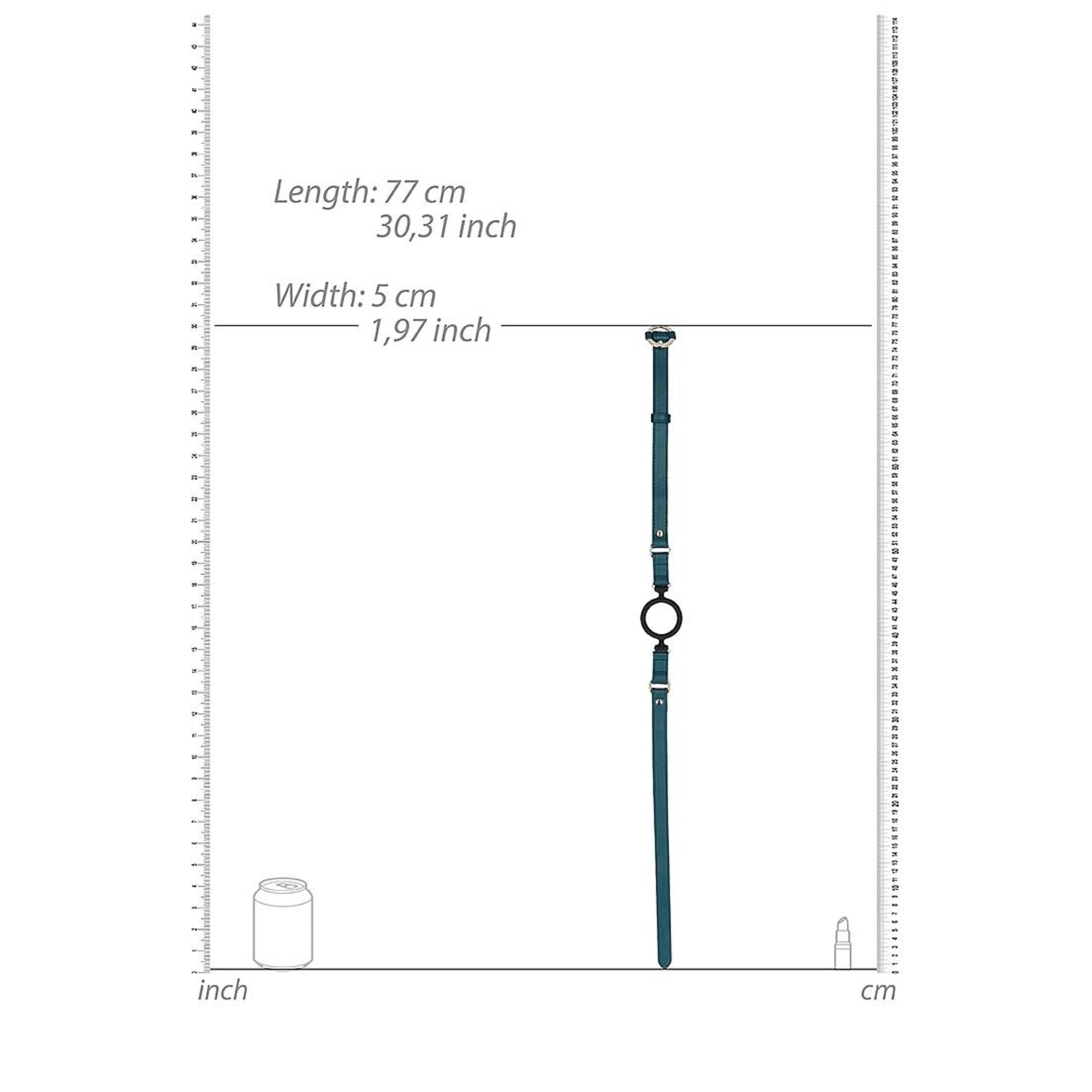 Shots America Ouch! Halo Silicone Ring Gag
