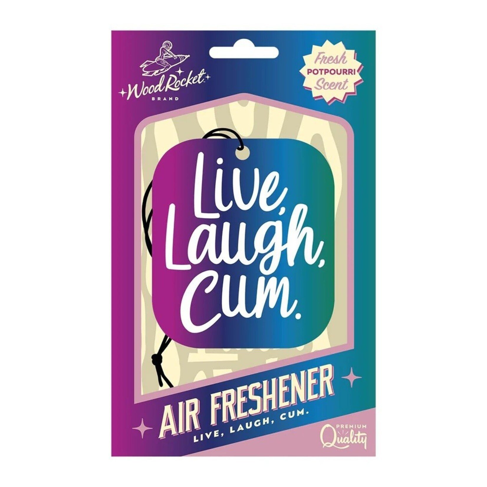WoodRocket Live Laugh Cum Fresh Potpourri Scent Air Freshener