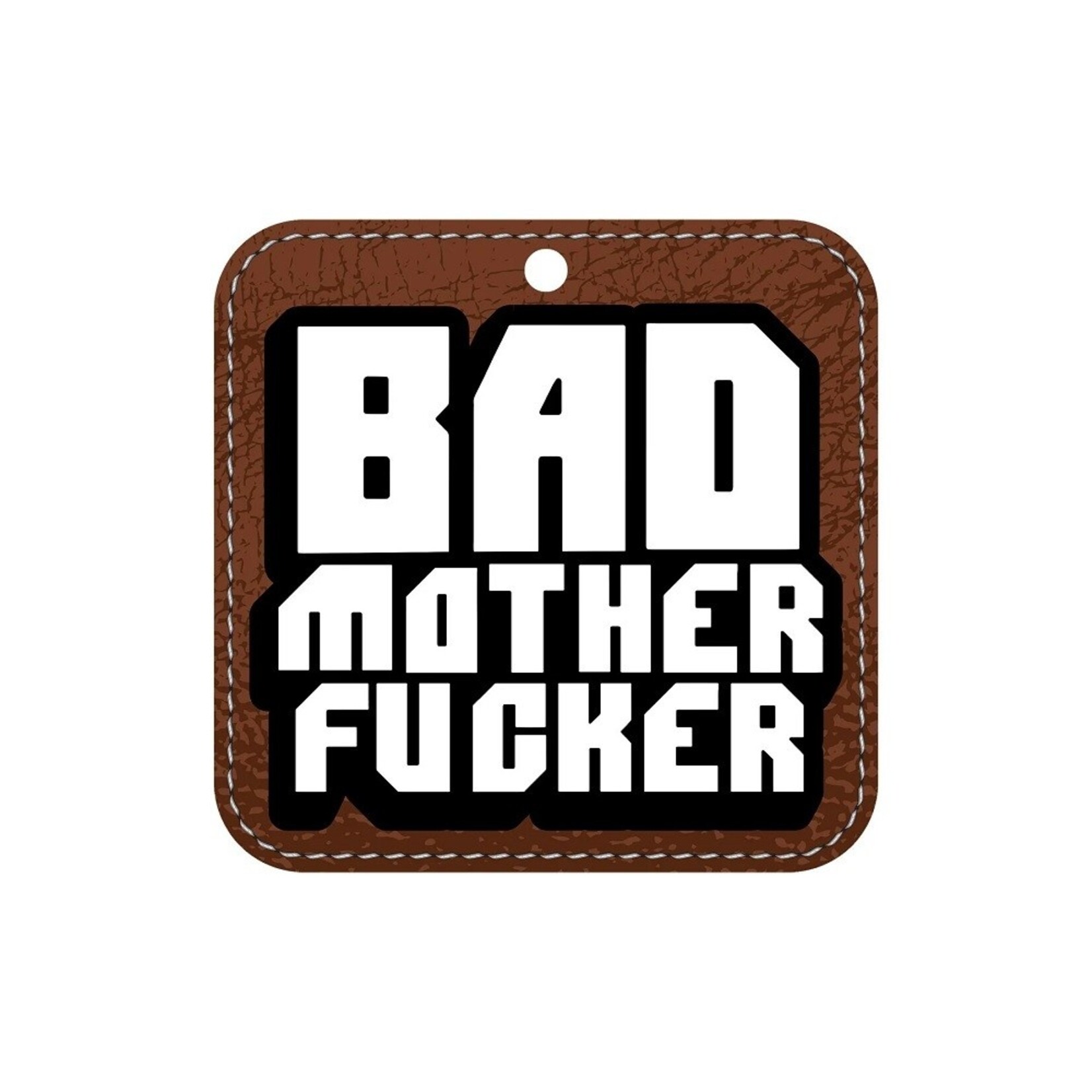 WoodRocket Bad Mother Fucker New Car Scent Air Freshener