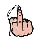 Middle Finger Fresh Cologne Scent Air Freshener