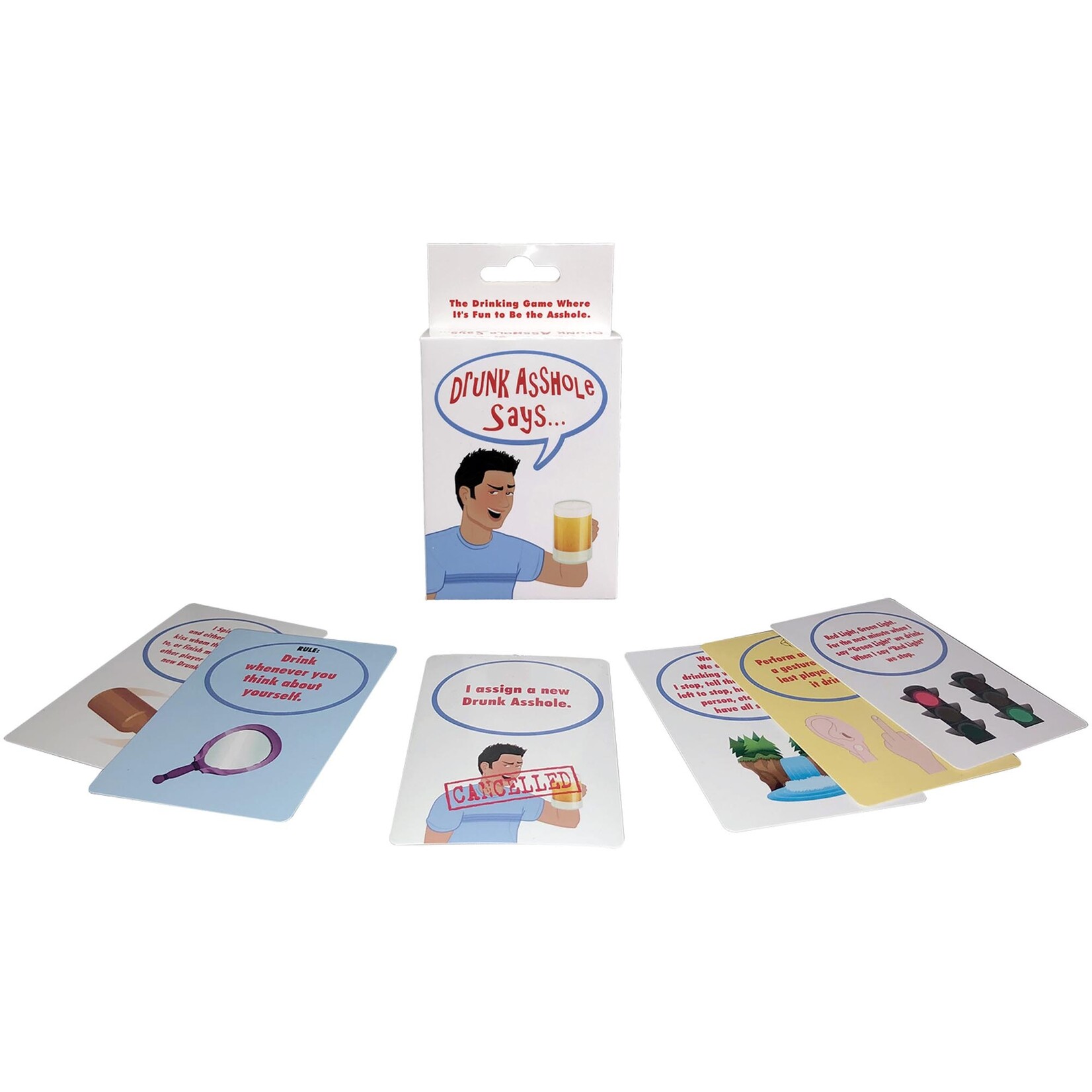 Kheper Games Drunk Asshole Says Card Game