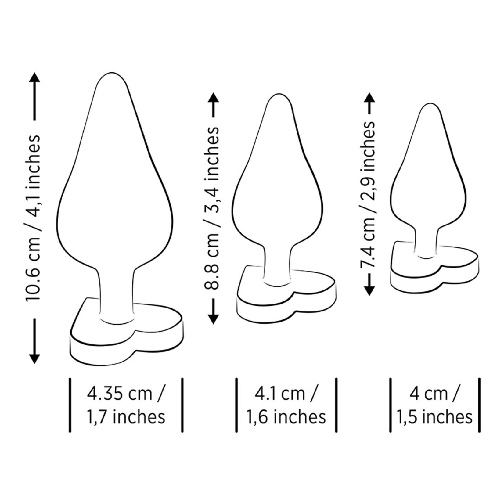 Romp Romp Luster Silicone Anal Training Kit