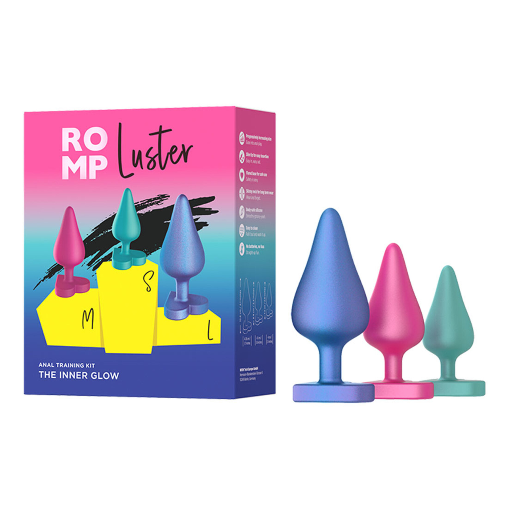 Romp Romp Luster Silicone Anal Training Kit