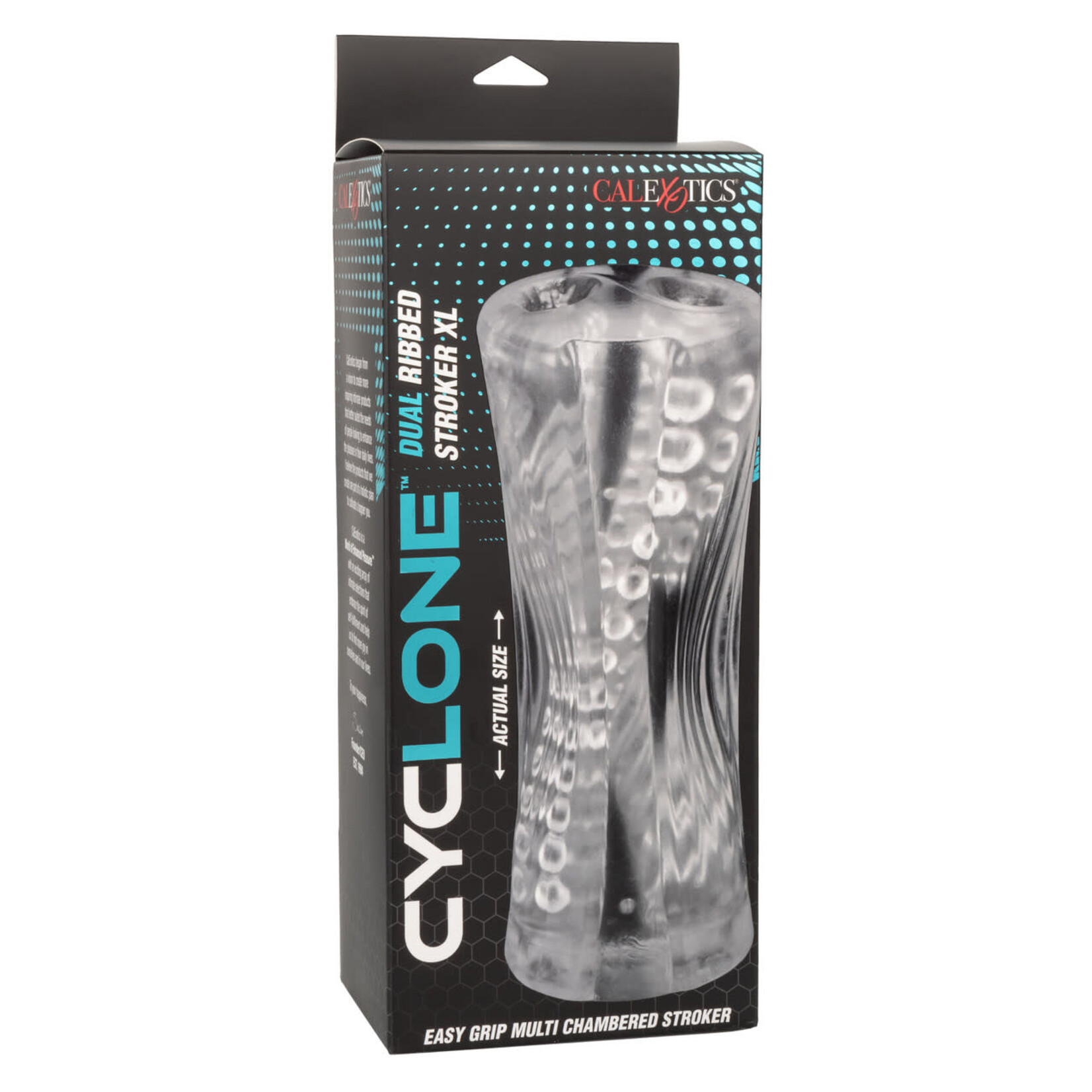 CalExotics Cyclone Dual Ribbed Stroker XL