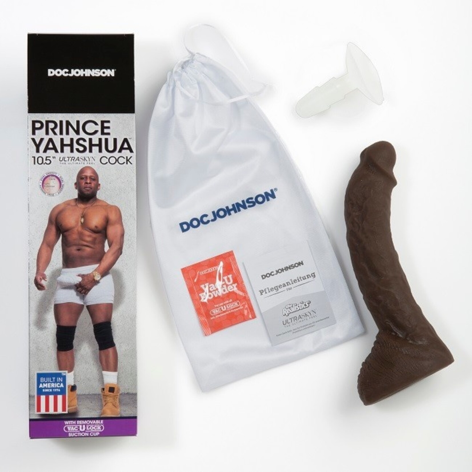 Doc Johnson Signature Cocks - Prince Yahshua 10.5" ULTRASKYN Cock with Vac-U-Lock Suction Cup