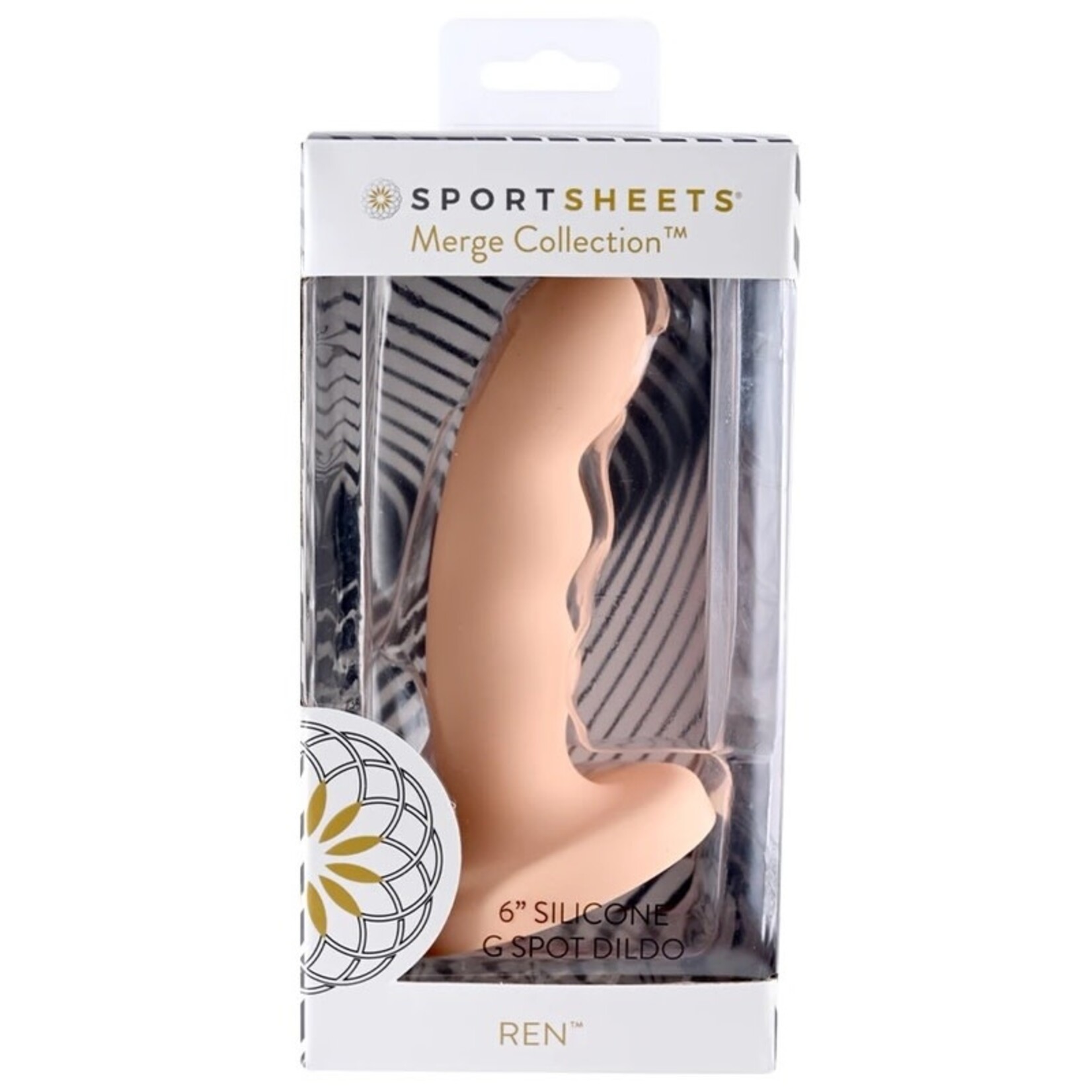 Sportsheets Sportsheets Merge Collection Ren 6" Silicone G-Spot Dildo