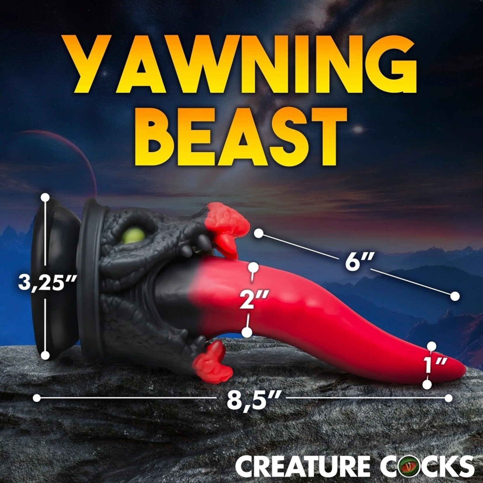 Creature Cocks Creature Cocks Dragon Roar Silicone Dildo