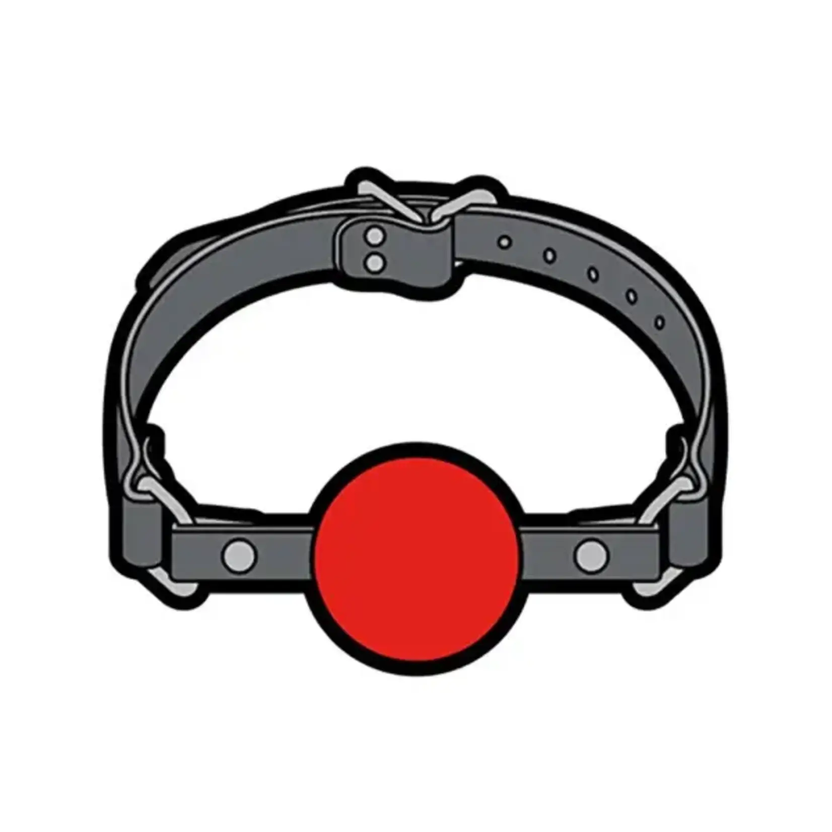 WoodRocket Enamel Pins Ball Gag