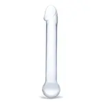 Gläs 7" Realistic Head Glass Dildo