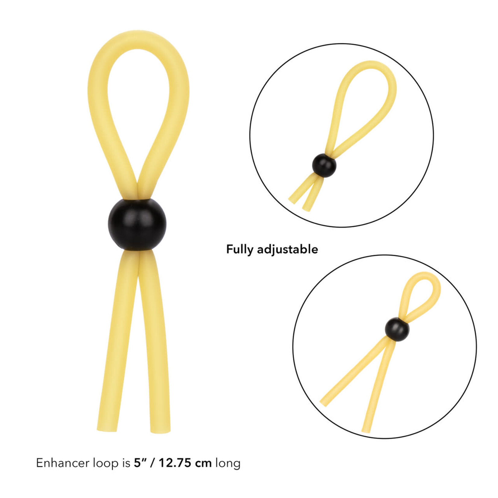 CalExotics The Lasso Adjustable Natural Rubber Cock Ring