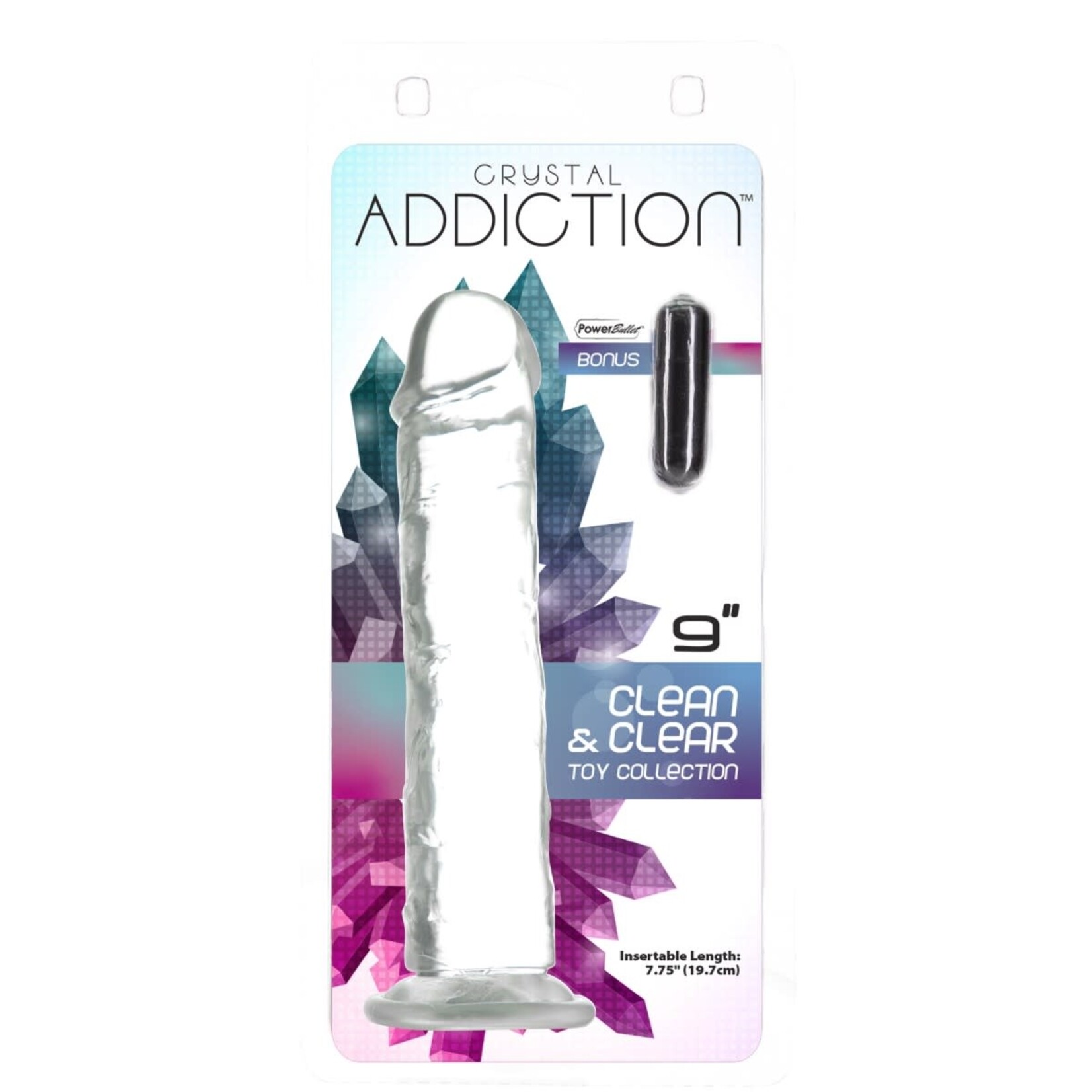 Addiction Crystal Addiction 9" Dildo
