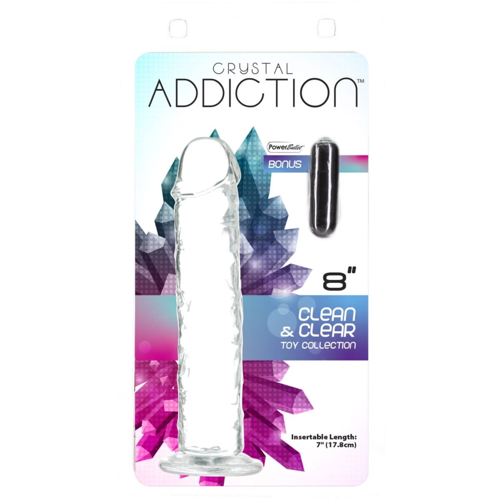 Addiction Crystal Addiction 8" Dildo