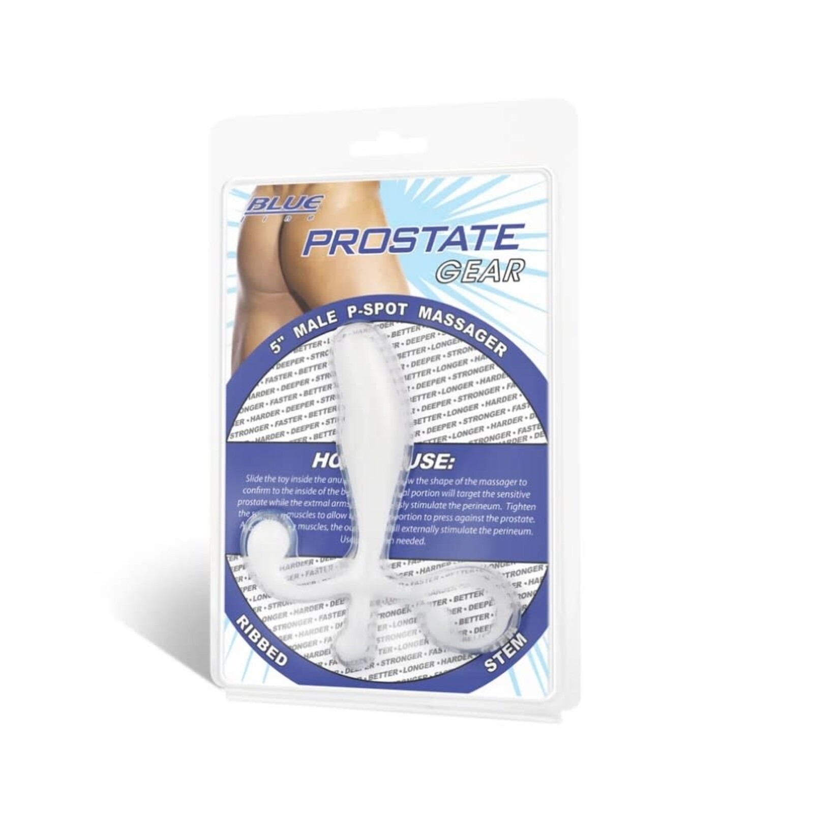 Blue Line Men Prostate Gear 5" P-Spot Massager