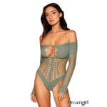 Dreamgirl Sage Seamless Net Teddy OS