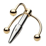 Master Series Golden Claw Head Urethral Plug